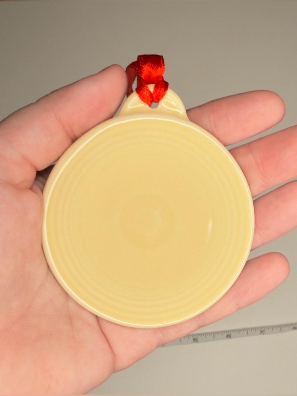 Fiesta P86 Ornament Blank in Ivory